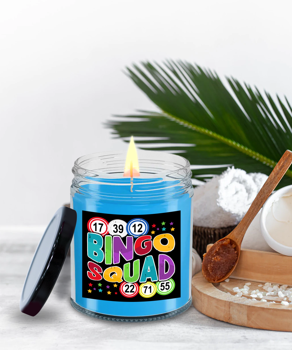 Bingo Squad - 9oz & 16oz Candle - Gift for Her - Gift for Him