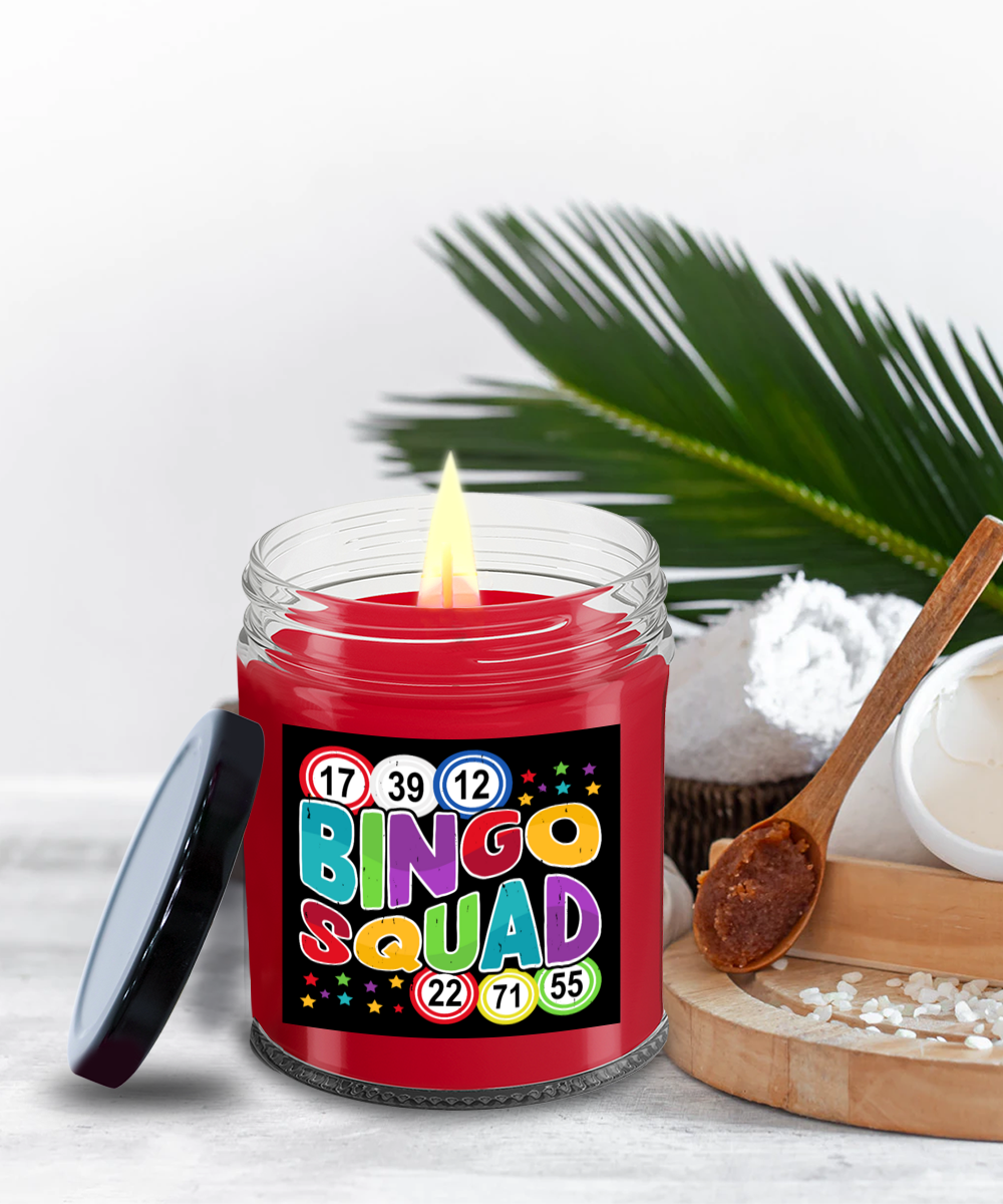 Bingo Squad - 9oz & 16oz Candle - Gift for Her - Gift for Him