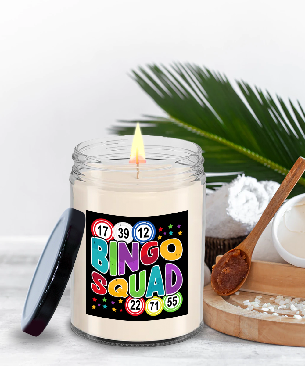 Bingo Squad - 9oz & 16oz Candle - Gift for Her - Gift for Him