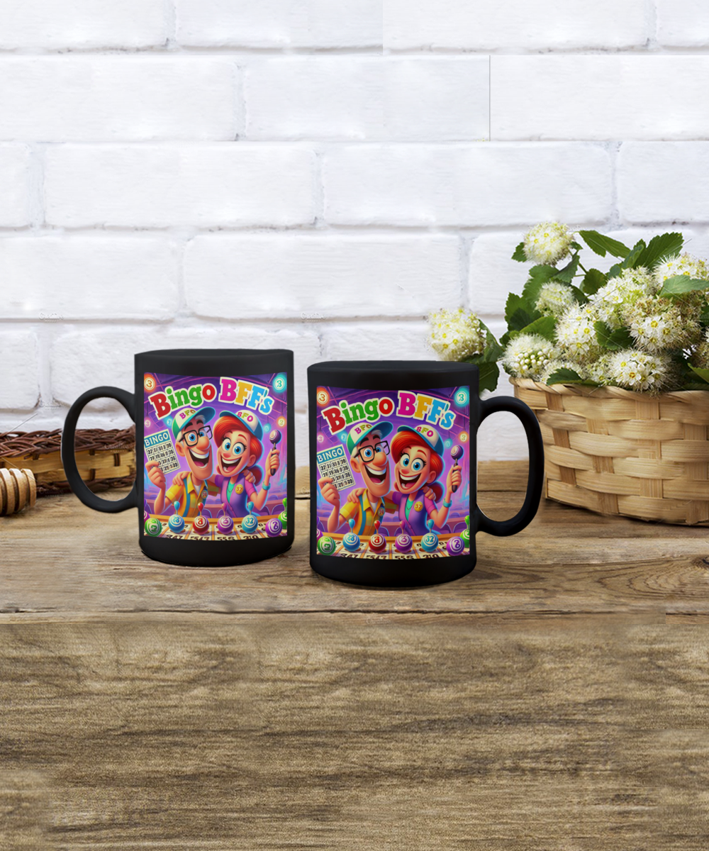 Bingo BFFS 2 - 11oz & 15oz Mug - Gift for Her - Gift for Him