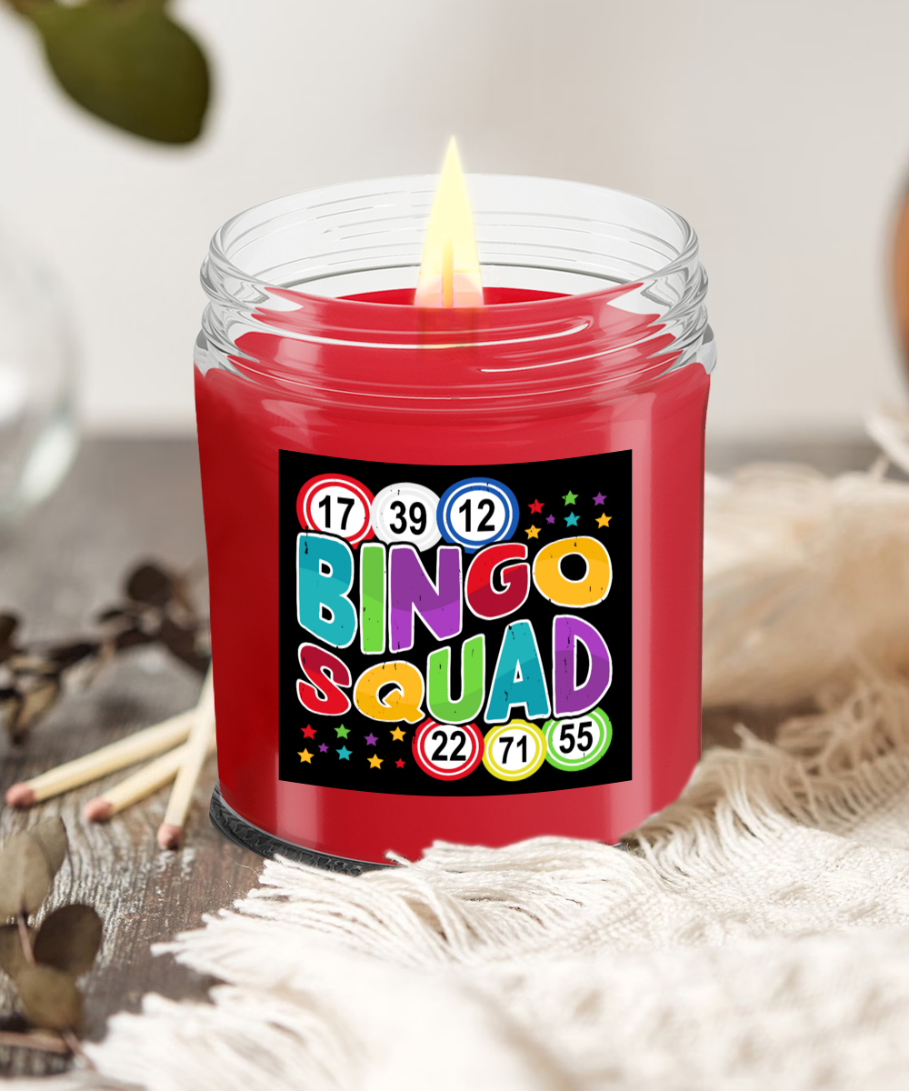 Bingo Squad - 9oz & 16oz Candle - Gift for Her - Gift for Him