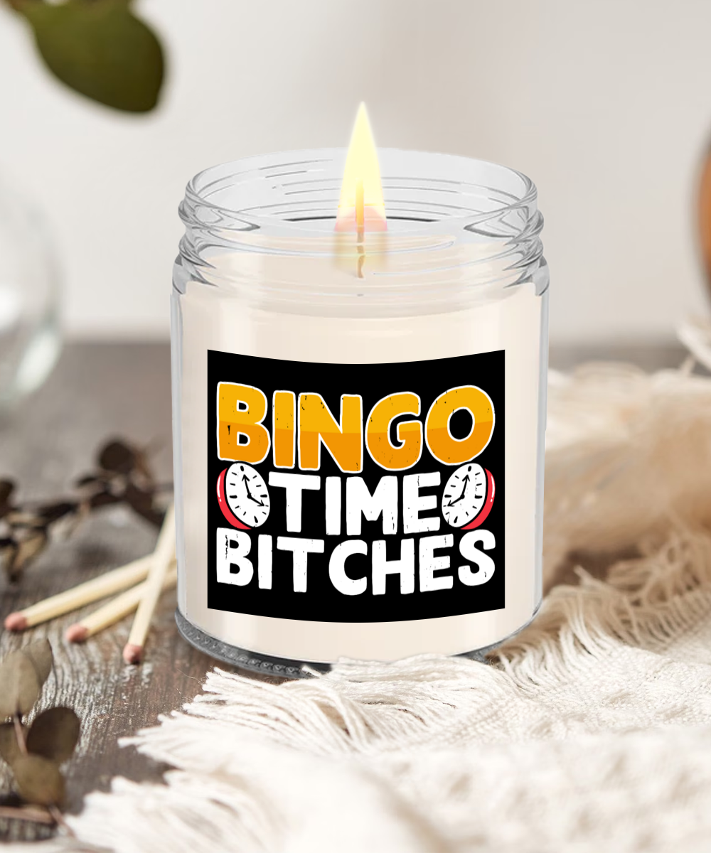 Bingo Time Bitches - 9oz & 16oz Candle - Gift for Her