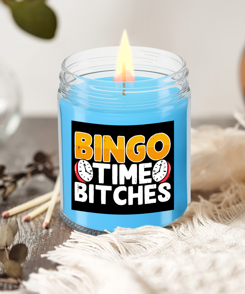 Bingo Time Bitches - 9oz & 16oz Candle - Gift for Her