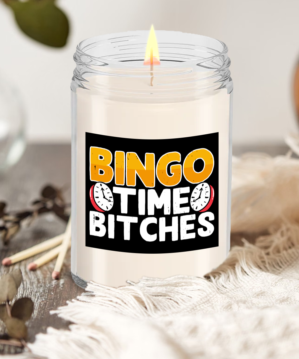 Bingo Time Bitches - 9oz & 16oz Candle - Gift for Her