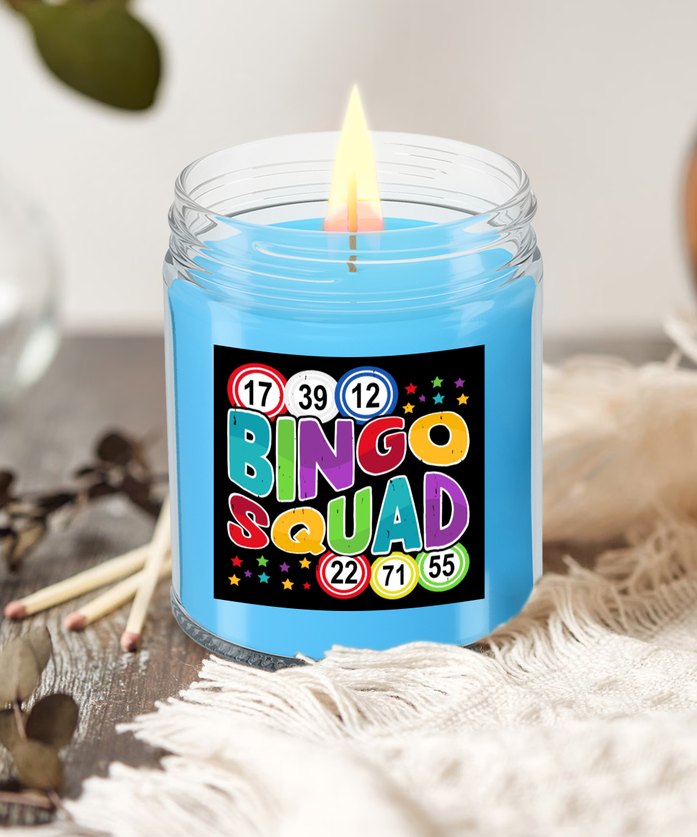 Bingo Squad - 9oz & 16oz Candle - Gift for Her - Gift for Him