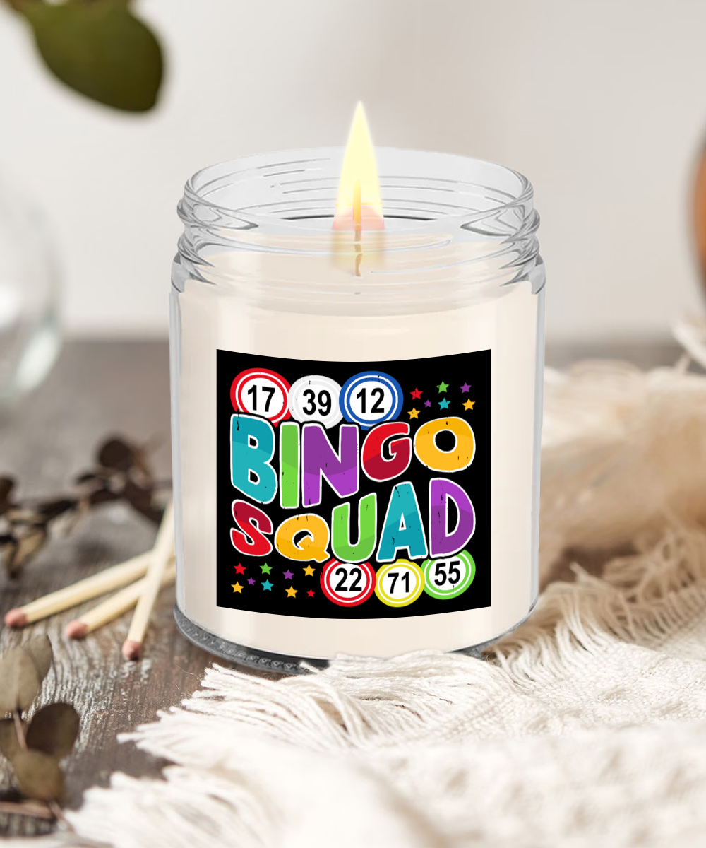 Bingo Squad - 9oz & 16oz Candle - Gift for Her - Gift for Him