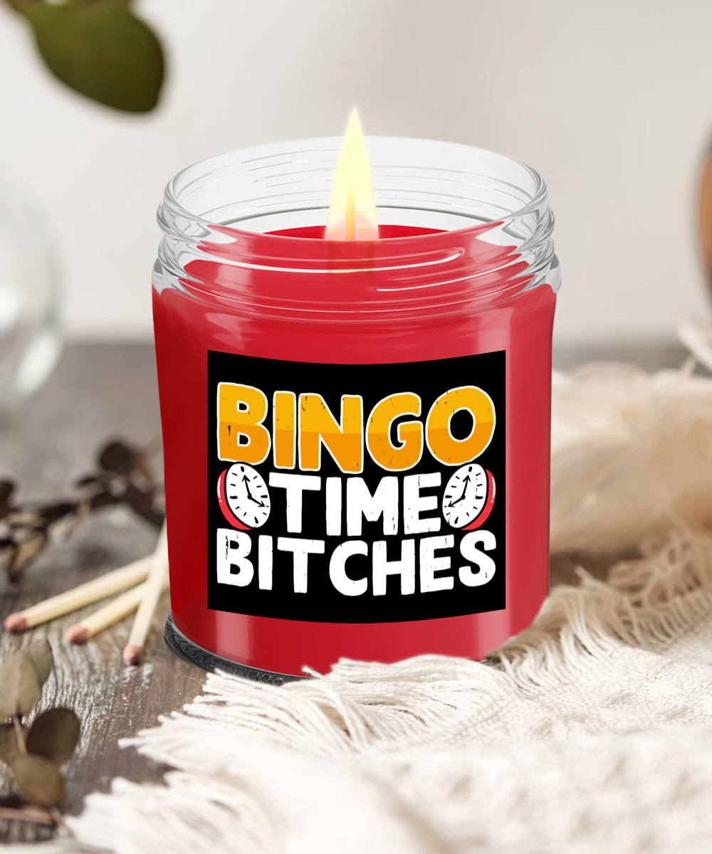 Bingo Time Bitches - 9oz & 16oz Candle - Gift for Her