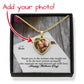 Thank You To The Woman Who Taught Me To Be The Best Version Of Myself, Who Supports Me & Showers Me With Love - Happy Mother's Day - Heart Pendant Necklace - Heart Buyer Upload with Message Card - Gift for Mom
