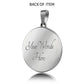 You Are The Most Beautiful Thing I Keep Inside My Heart - Luxury Circle Pendant Necklace - Gift for Her