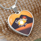 Sweetheart, I Love You - Heart Necklace - Gift for Her