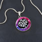 Mom, You Are The Heart Of Our Family - Luxury Circle Pendant Necklace - Gift for Mom