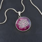 Good Friends Are Like Stars - Circle Pendant Necklace - Gift for Friend