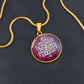 Good Friends Are Like Stars - Circle Pendant Necklace - Gift for Friend