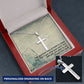 Thank You Lord - Personalized Cross Necklace - Gift for Him - Gift for Her