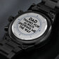 Dad Thanks for Always Showing Me The Way - Engraved Design Black Chronograph Watch - Gift for Dad