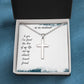 To My Husband, In You I've Found The Love Of My Life - Stainless Cross Necklace with Ball Chain - Gift for Husband
