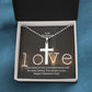 To My Husband, I Have Fallen In Love A Thousand Times With The Same Person - Stainless Cross Necklace w/ Ball Chain - Gift for Husband