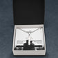 To My Soulmate, My Love For You Has No End, No Boundary - Stainless Cross Necklace - Gift for Him