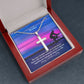 To My Brother, Having A Brother Like You Is Just Great - Stainless Cross Necklace w/ Ball Chain - Gift for Brother