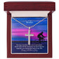 To My Brother, Having A Brother Like You Is Just Great - Stainless Cross Necklace w/ Ball Chain - Gift for Brother
