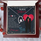 For The Most Wonderful Nurse Girlfriend, You Complete My World - Forever Love Necklace - Gift for Girlfriend