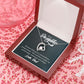 To My Daughter, Precious Little Girl To Extraordinary Young Woman - Forever Love Necklace - Gift for Daughter