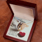 To My Girlfriend, You Are My One & Only Love - Forever Love Necklace - Gift for Girlfriend