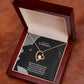To A Special Granddaughter, Spend This Valentine's Day With Love & Happiness - Forever Love Necklace - Gift for Granddaughter