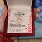 To My Wonderful Wife, The Most Wonderful Thing I Decided To Do Was Sharing My Life With You - Forever Love Necklace - Gift for Wife