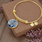 I'm So Grateful To God For The Gift of Our Friendship - Circle Bangle - Gift for Her
