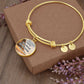 Faith Can Move Mountains - Circle Bangle - Gift for Her