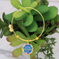 A Mother is Like a Flower, Each One is Beautiful & Unique - Circle Bangle - Gift for Mom