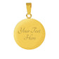 A True Friend Hears You Even When You Haven't Said A Single Word - Circle Bangle - Gift for Her