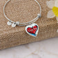 I Love You - Heart Bangle - Gift for Her
