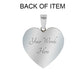 To My Daughter, Follow Your Dreams - Luxury Heart Pendant Bangle - Gift for Daughter