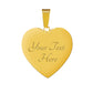 To My Daughter, Follow Your Dreams - Luxury Heart Pendant Bangle - Gift for Daughter