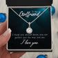 To My Girlfriend, You Are Perfect Just The Way You Are - Eternal Hope Necklace - Gift for Girlfriend