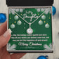 To My Daughter, May This Holiday Season Sparkle and Shine - Eternal Hope Necklace - Gift for Daughter