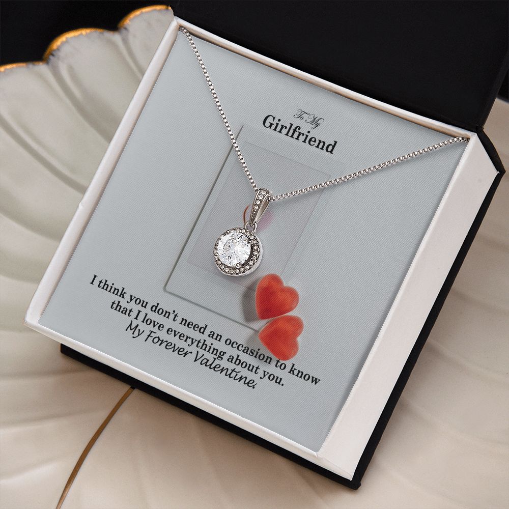 To My Girlfriend, I Love Everything About You - Eternal Hope Necklace - Gift for Girlfriend
