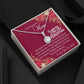 To My Beautiful Mom, I Love You Forever & Always - Eternal Hope Necklace - Gift for Mom