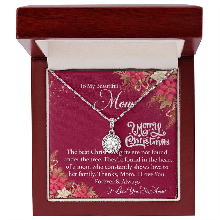 To My Beautiful Mom, I Love You Forever &amp; Always – Eternal Hope Necklace – Gift for Mom