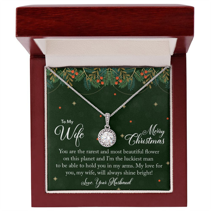 To My Wife, My Love For You Will Always Shine Bright – Eternal Hope Necklace – Gift for Wife