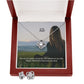 To My Aunt, You Are My Guide, My Pride & Always On My Side - Love Knot Earring & Necklace Set - Gift for Aunt
