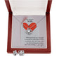 My Dearest Wife, I Find A Woman Who Cope With My Demanding Personality - Love Knot Earring & Necklace Set - Gift for Wife