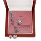 When God Created Mothers, All As Lovely As Can Be, He Made One Extra Special, And Saved Her Just For Me! - Happy Mother's Day! - Love Knot Earring & Necklace Set - Gift for Mom