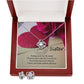 Sister, Having You in My Life Means I'll Always Have Someone I Can Rely On - Love Knot Earring & Necklace Set - Gift for Sister