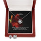 To My Soulmate, Happy Valentine's Day My Love - Love Knot Earring & Necklace Set - Gift for Her