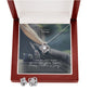 I Love You & I Always Will, No Matter Age Or Distance, Happy Mother's Day! - Love Knot Earring & Necklace Set - Gift for Mom