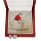 To My Mom, Thanks You For Standing Beside Me Whatever It Takes - Love Knot Earring & Necklace Set - Gift for Mom