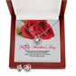 Happy Mother's Day! Thank You For Being My Anchor In This Stormy Sea Of Life - Love Knot Earring & Necklace Set - Gift for Mom